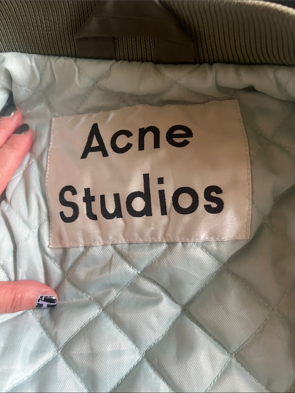 Acne Studios Clea Bomber jacket with Ruched sleeves XXS - Picture 9 of 16
